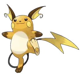 raichu pokemon GDP