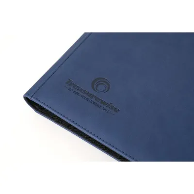 Treasurewise wiseguard zip binder 9 cases bleu 2